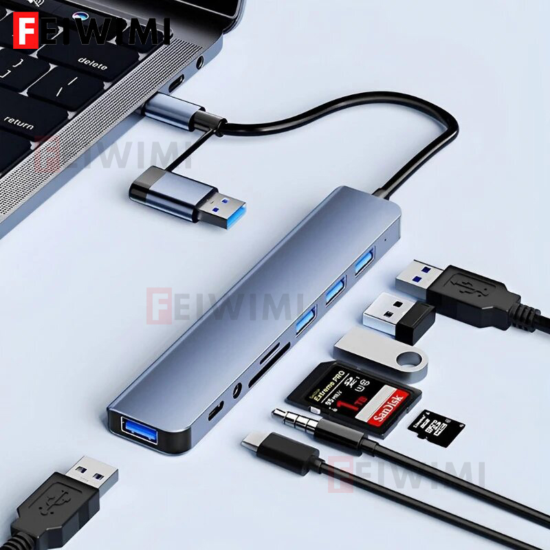 Smart Home Hub 2 - Adaptateur multiport USB C 8 en