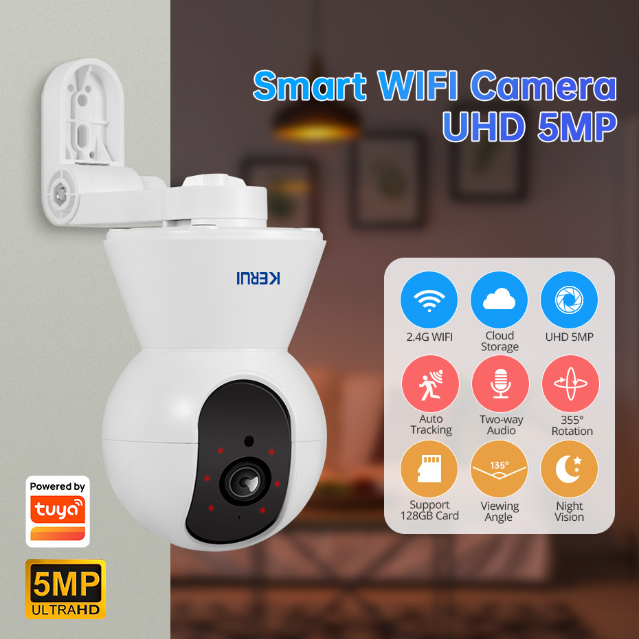 Smart Home Camera Ezviz - KERbiom4-Mini caméra de surveillance intelligente Tuya