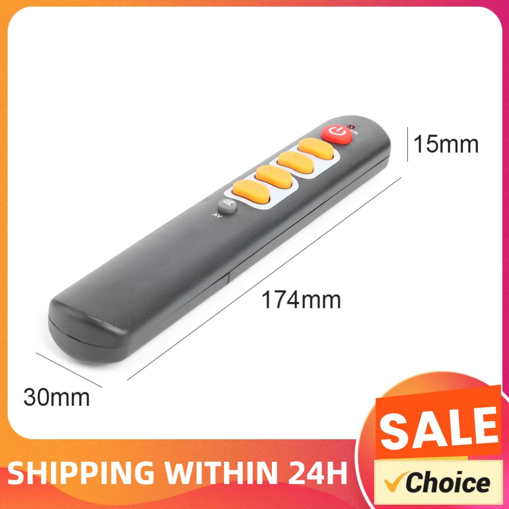 Smart Home Yellow - Télécommande universelle à 6 gros boutons