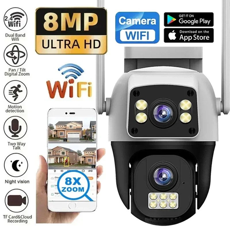 Smart Home Camera Ezviz - Caméra IP PTZ 8MP 4G SIM