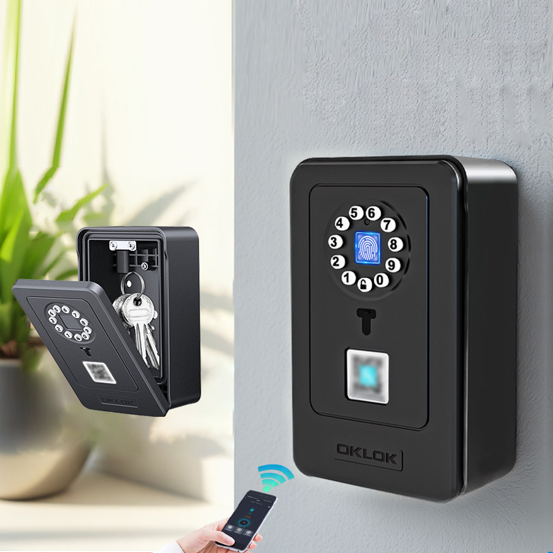 Smart Home Door Lock - Coffre-fort intelligent à empreinte digitale pour