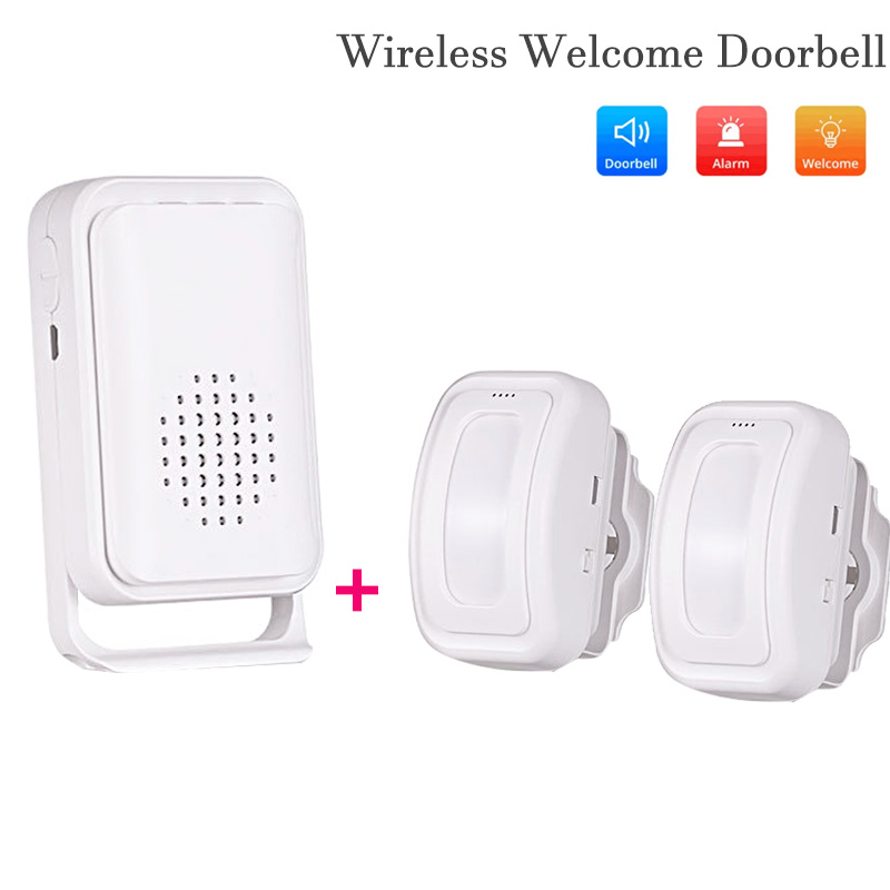 Wireless Door Sensor - Sonnette de bienvenue sans fil avec