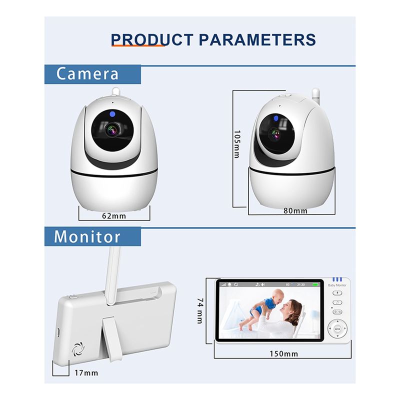 ABUL-Video Baby Monitor 2.4G 3 - Smart Home Video avis et prix